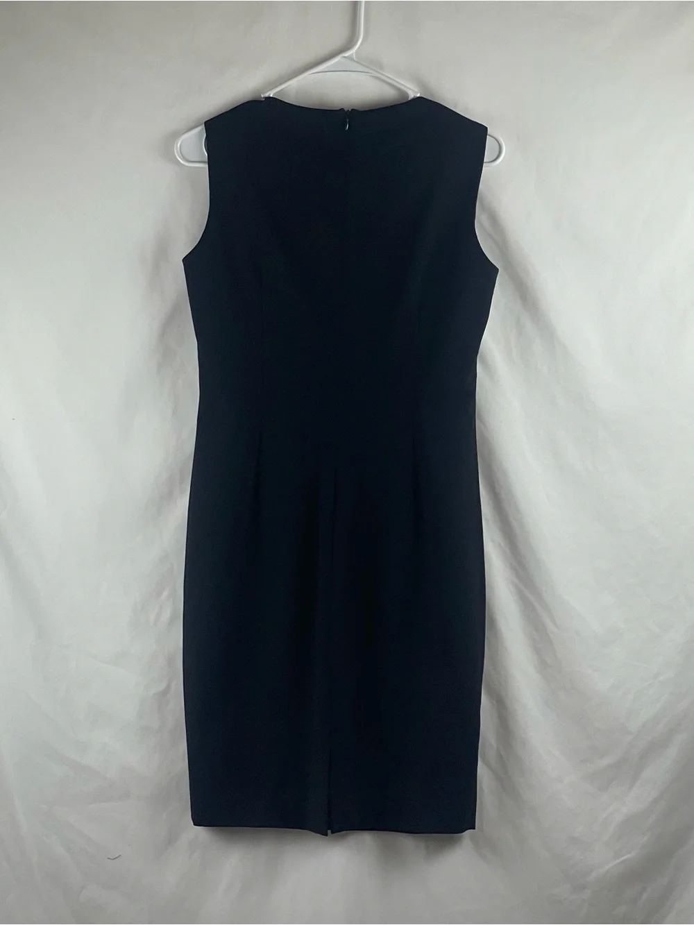 ZARA Classic Black Sheath Academia Career Office Dress NWOT Size M